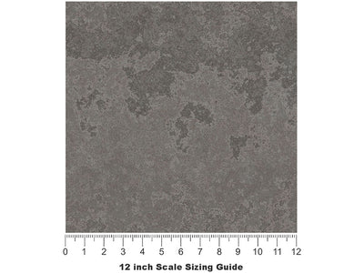 Oxidized Lead Rust Vinyl Film Pattern Size 12 inch Scale~Rwraps Oxidized Lead Rust Sizing Chart~3