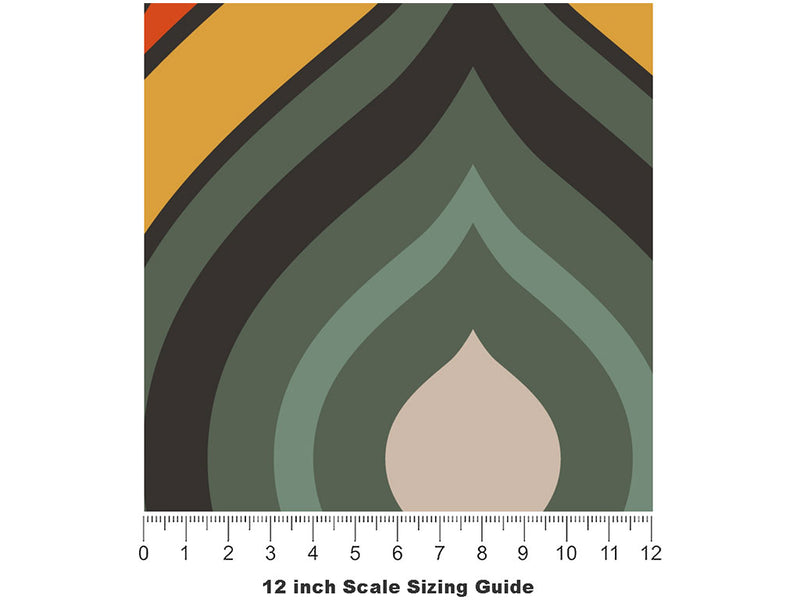 Oyster Cult Retro Vinyl Film Pattern Size 12 inch Scale~Rwraps Oyster Cult Retro Sizing Chart~2