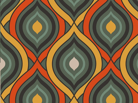 Oyster Cult Retro Vinyl Wrap Pattern~Rwraps Series 914 Digitally Printed Vinyl Wrap~0