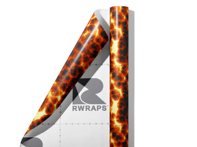 Pacific Rim Lava Wrap Film Sheets~Rwraps Series 914 Pacific Rim Lava Scrolled Sheet~3
