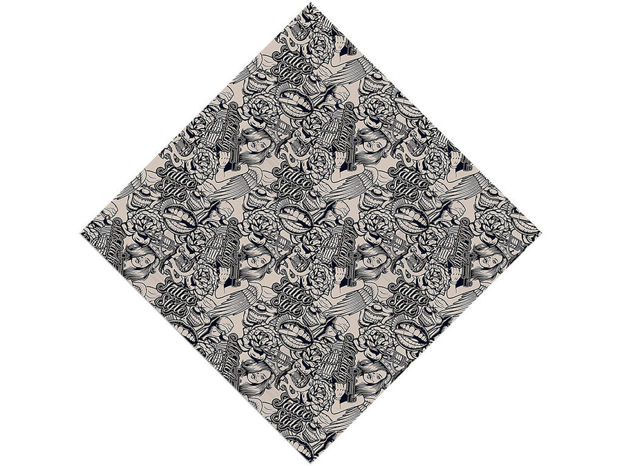 Pained Pleasure Tattoo Vinyl Wrap Pattern
