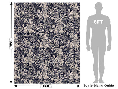 Pained Pleasure Tattoo Vehicle Wrap Scale~Rwraps Series 914 Pained Pleasure Tattoo Measurements~1