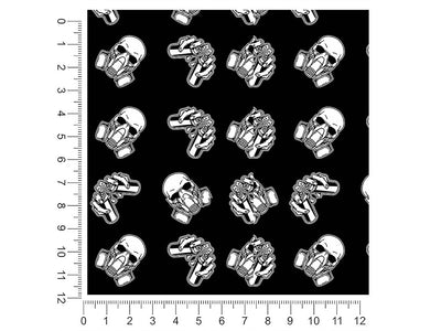 paint fumes skull and bones 1ft x 1ft Craft Sheets