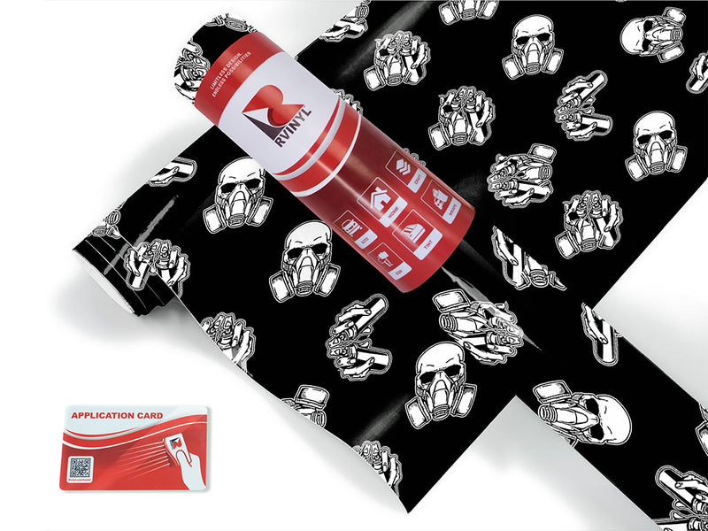 paint fumes skull and bones Craft Vinyl Roll