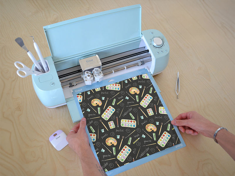 paint palette hobby Cricut Compatible Vinyl