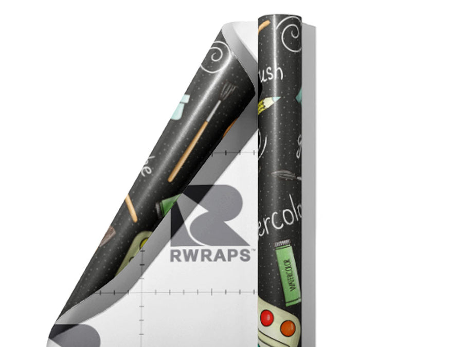 Paint Palette Hobby Wrap Film Sheets~Rwraps Series 914 Paint Palette Hobby Scrolled Sheet~3