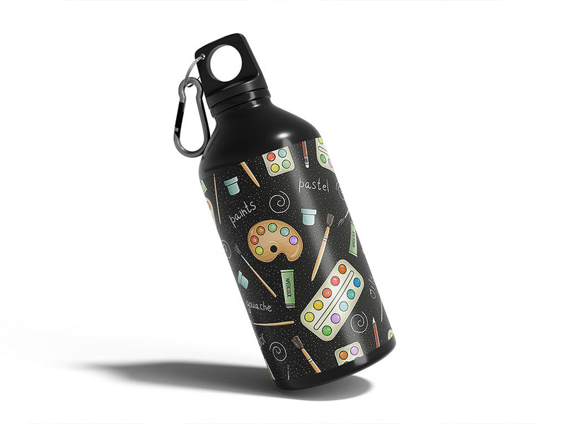 paint palette hobby Water Bottle DIY Stickers