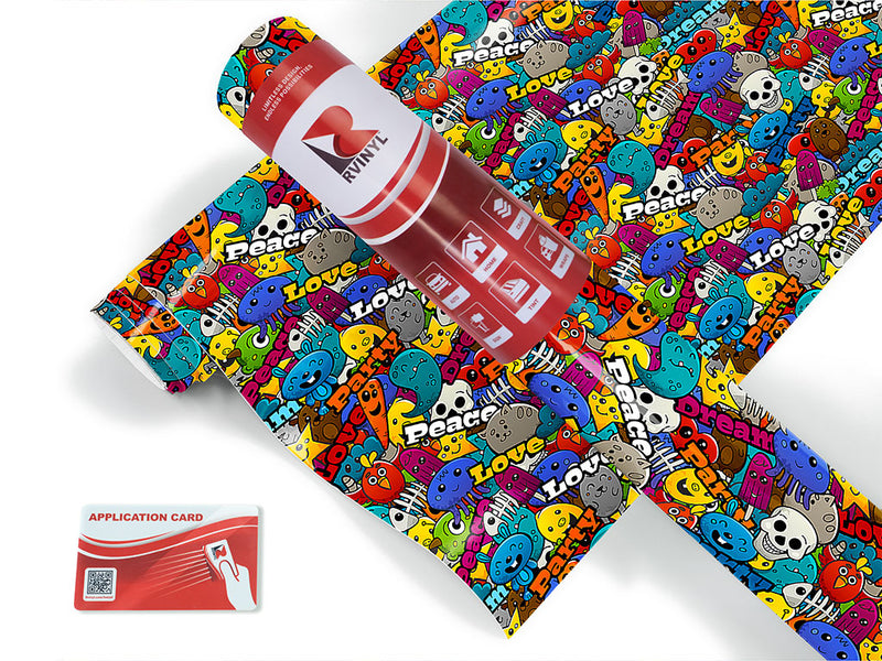 paint toys graffiti Craft Vinyl Roll