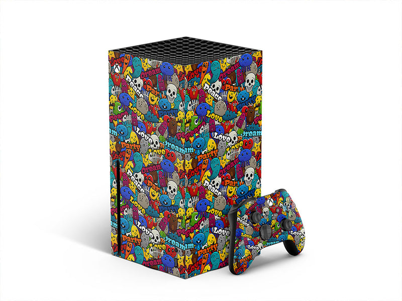 paint toys graffiti XBOX DIY Decal