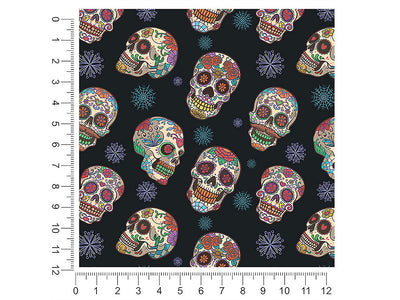 painted calaveras day of the dead 1ft x 1ft Craft Sheets