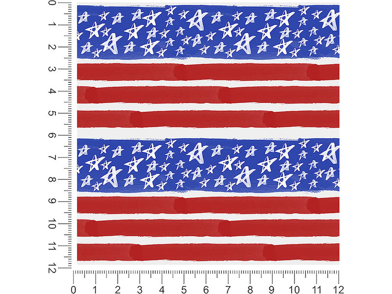 painted flag  1ft x 1ft Craft Sheets