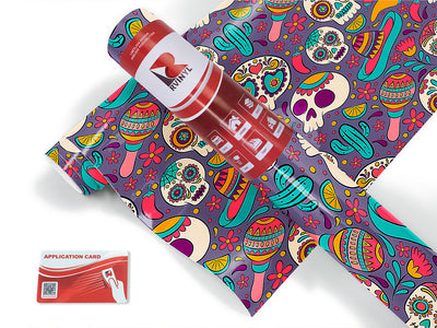 painted skulls skull and bones Craft Vinyl Roll