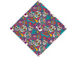 Painted Skulls Halloween Vinyl Wrap Pattern