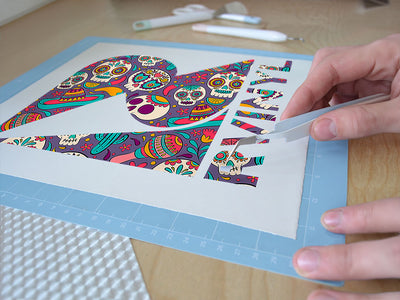 painted skulls skull and bones Easy Weed Craft Vinyl