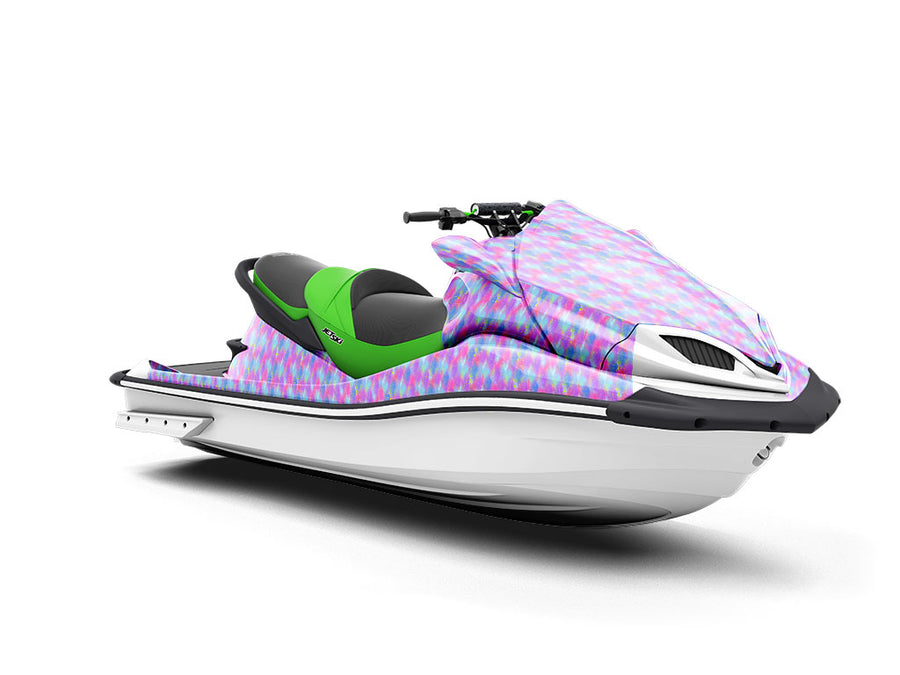 Painted Synthesis Tie Dye Jet Ski Vinyl Customized Wrap