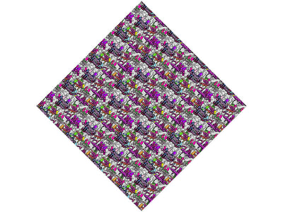 Painted Touch Graffiti Vinyl Wrap Pattern