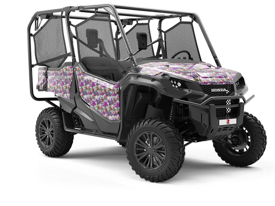 Painted Touch Graffiti Utility Vehicle Vinyl Wrap