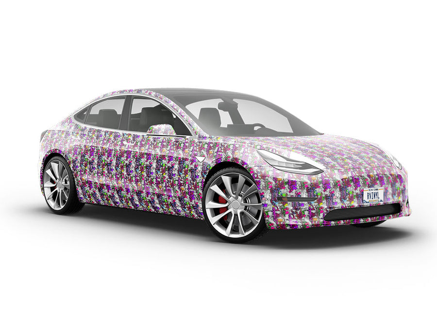 Painted Touch Graffiti Vehicle Vinyl Wrap