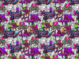 Painted Touch Graffiti Vinyl Wrap Pattern~Rwraps Series 914 Digitally Printed Vinyl Wrap~0
