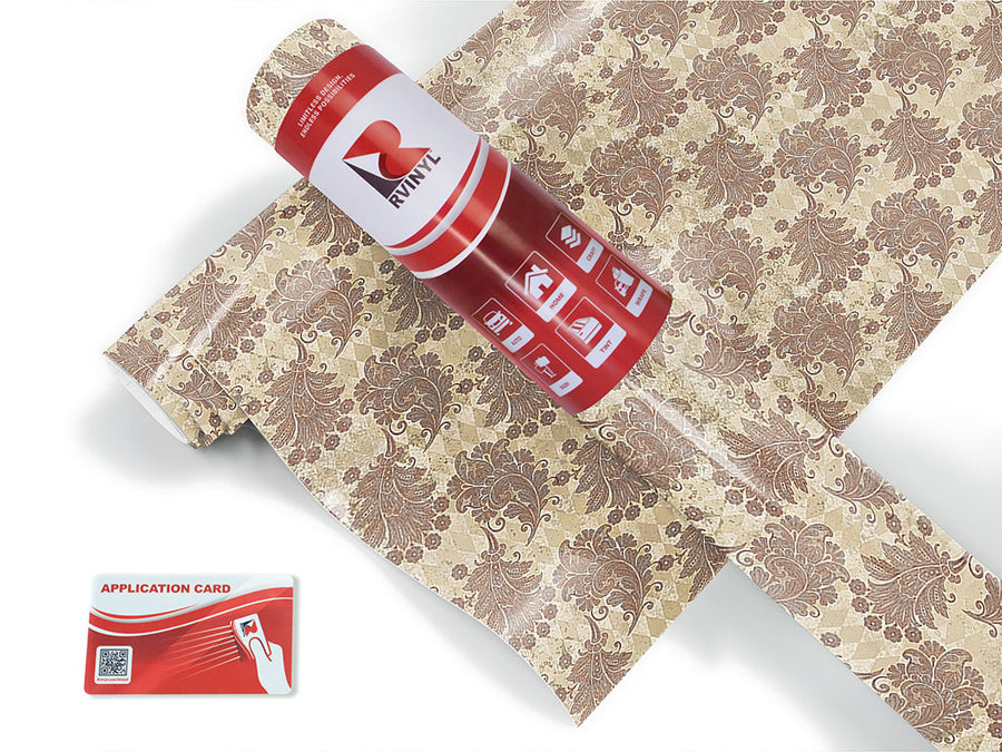 pale cornucopia gothic Craft Vinyl Roll