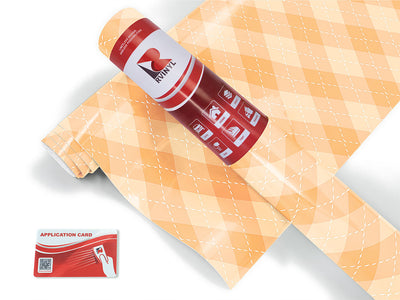 pale desert argyle Craft Vinyl Roll