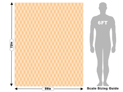 Pale Desert Argyle Vehicle Wrap Scale~Rwraps Series 914 Pale Desert Argyle Measurements~1