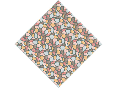 Pale Earth Cobblestone Vinyl Wrap Pattern