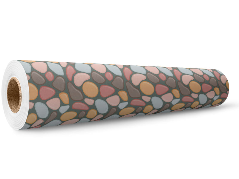 Pale Earth Cobblestone Wrap Film Wholesale Roll~Rwraps Series 914 Digitally Printed Vinyl Roll~5