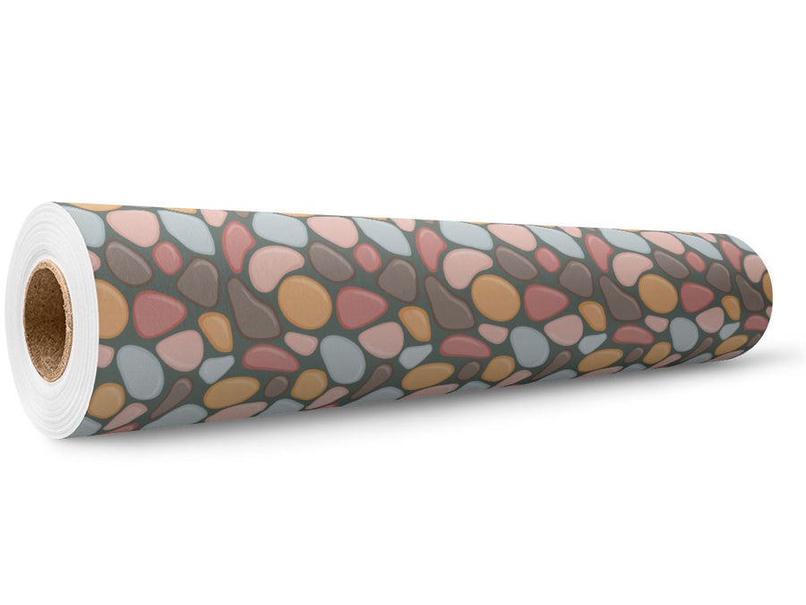 Pale Earth Cobblestone Wrap Film Wholesale Roll~Rwraps Series 914 Digitally Printed Vinyl Roll~5