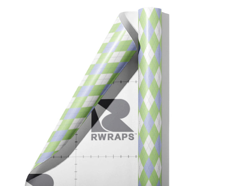 Pale Plum Argyle Wrap Film Sheets~Rwraps Series 914 Pale Plum Argyle Scrolled Sheet~3