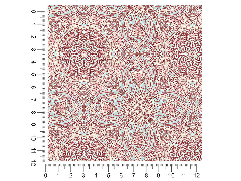 pale roses mandala 1ft x 1ft Craft Sheets