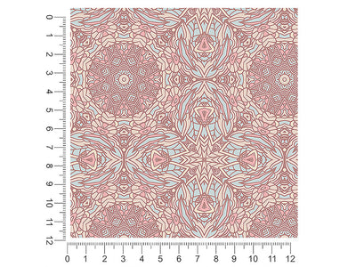 pale roses mandala 1ft x 1ft Craft Sheets