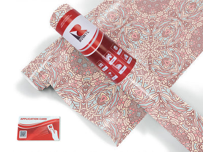 pale roses mandala Craft Vinyl Roll