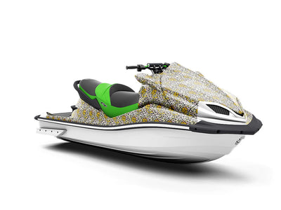 Pale Sunshine Stained Glass Jet Ski Vinyl Customized Wrap