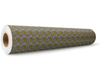 Pale Sunshine Stained Glass Wrap Film Wholesale Roll~Rwraps Series 914 Digitally Printed Vinyl Roll~5