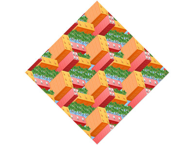 Palm Springs Cityscape Vinyl Wrap Pattern