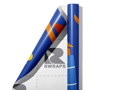 Palmetto State Americana Wrap Film Sheets~Rwraps Series 914 Palmetto State Americana Scrolled Sheet~4