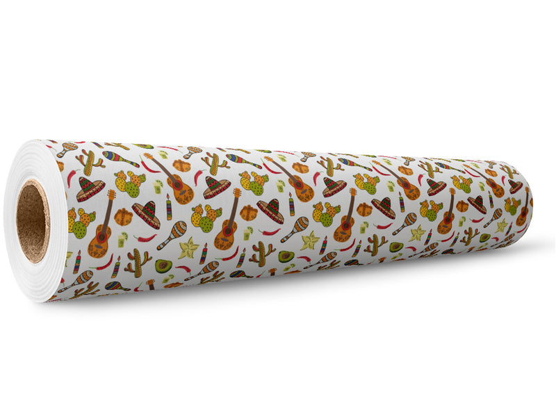 Pan Muertos Day of the Dead Wrap Film Wholesale Roll~Rwraps Series 914 Digitally Printed Vinyl Roll~5