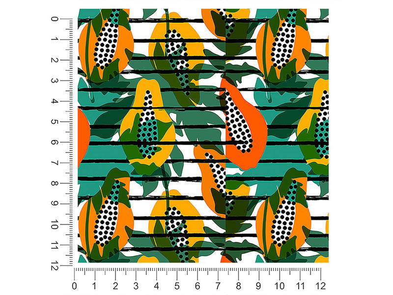 papa yeah fruit 1ft x 1ft Craft Sheets
