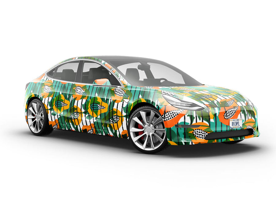 Papa Yeah Fruit Vehicle Vinyl Wrap