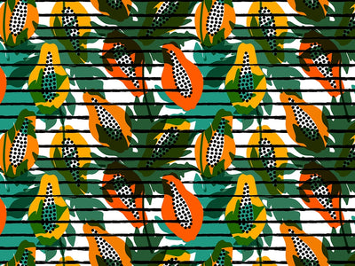 Papa Yeah Fruit Vinyl Wrap Pattern~Rwraps Series 914 Digitally Printed Vinyl Wrap~0