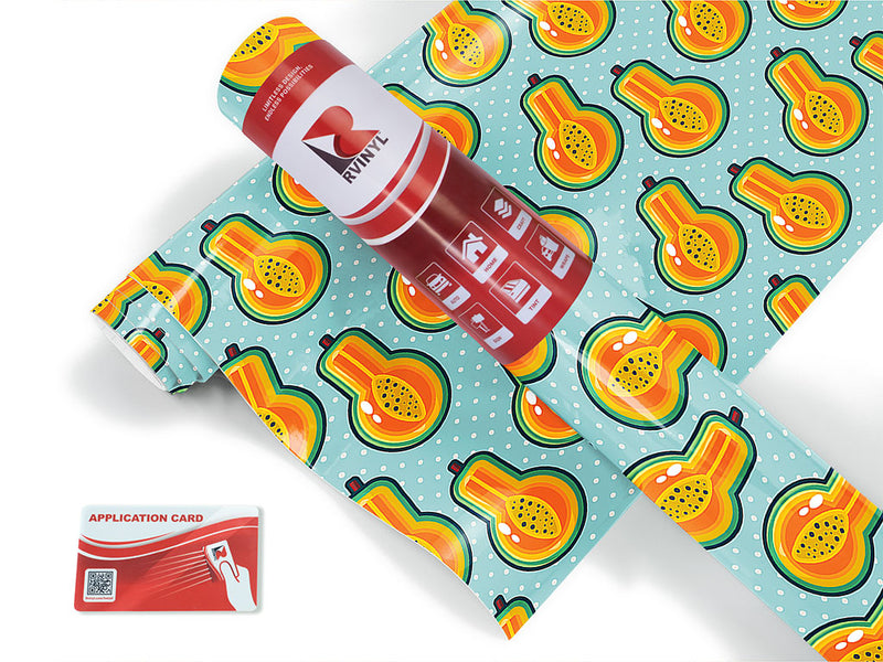 papaya potion fruit Craft Vinyl Roll