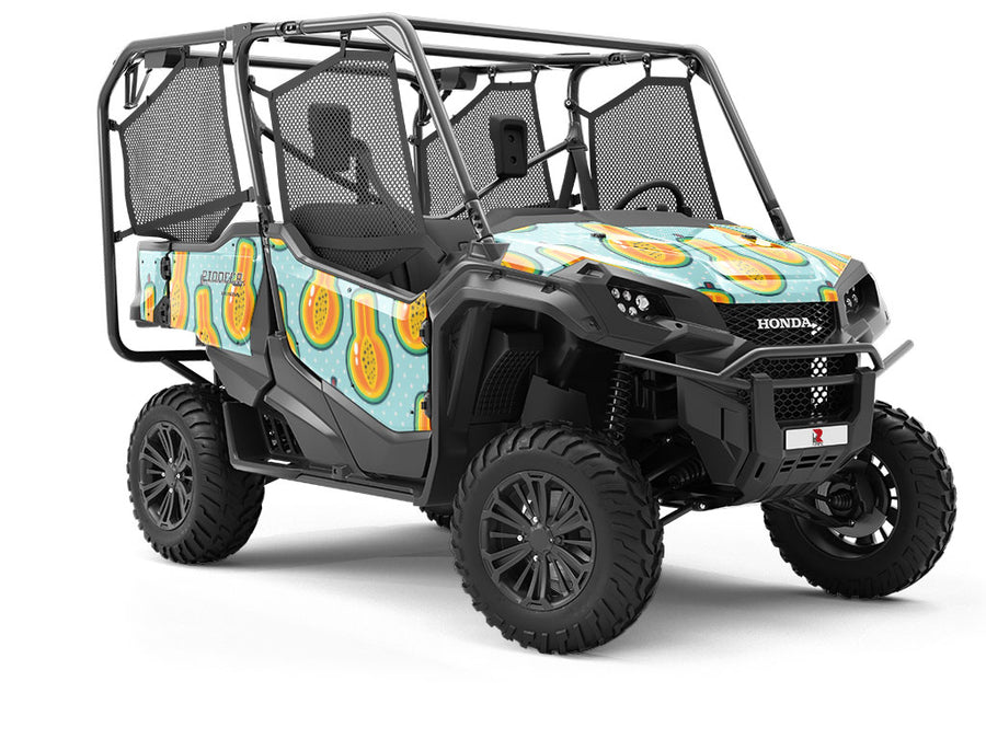 Papaya Potion Fruit Utility Vehicle Vinyl Wrap