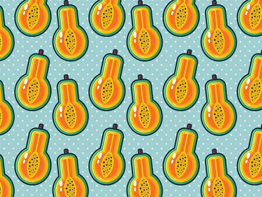 Papaya Potion Fruit Vinyl Wrap Pattern~Rwraps Series 914 Digitally Printed Vinyl Wrap~0