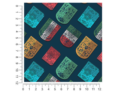 papel picado day of the dead 1ft x 1ft Craft Sheets