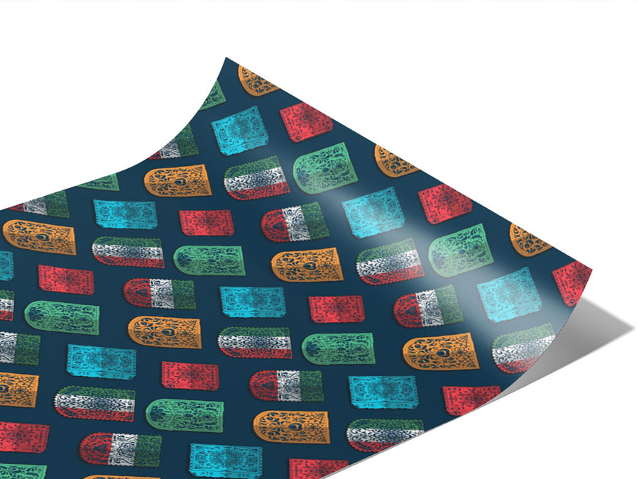 Papel Picado Day of the Dead Vinyl Wraps~Rwraps Series 914 Digitally Printed Vinyl Wrap~0