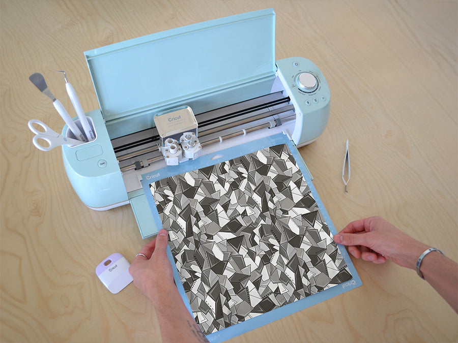 paper mess mosaic Cricut Compatible Vinyl