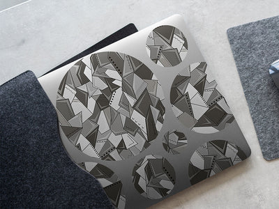 paper mess mosaic DIY Laptop Stickers