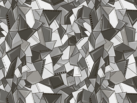 Paper Mess Mosaic Vinyl Wrap Pattern~Rwraps Series 914 Digitally Printed Vinyl Wrap~0