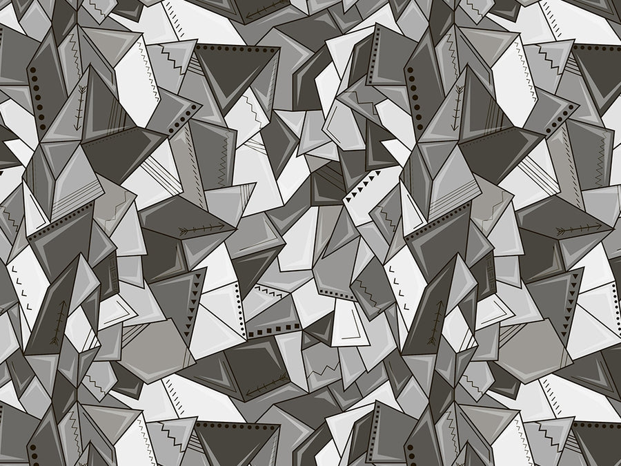 Paper Mess Mosaic Vinyl Wrap Pattern~Rwraps Series 914 Digitally Printed Vinyl Wrap~0